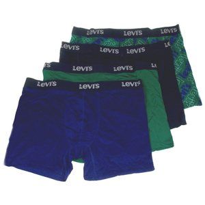 Levi's Boxer Briefs XL 4 Pairs Blue Underwear High Comfort Stretch Smooth